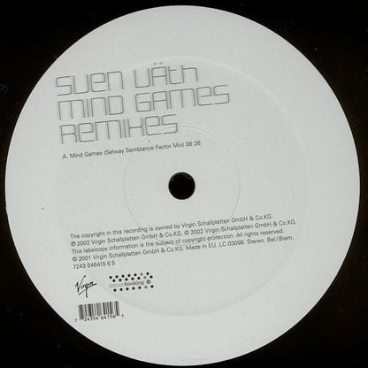 Sven Väth : Mind Games (Remixes) (12")