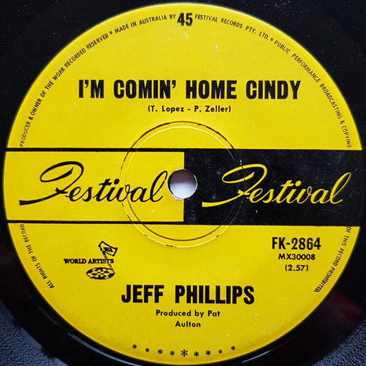 Jeff Phillips (7) : Everything I Touch Turns To Tears (7", Single)