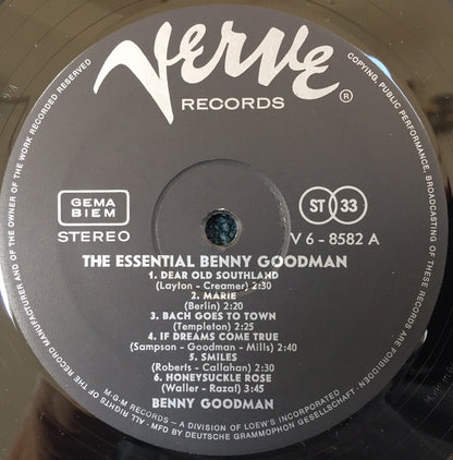Benny Goodman : The Essential Benny Goodman (LP, Comp, Gat)