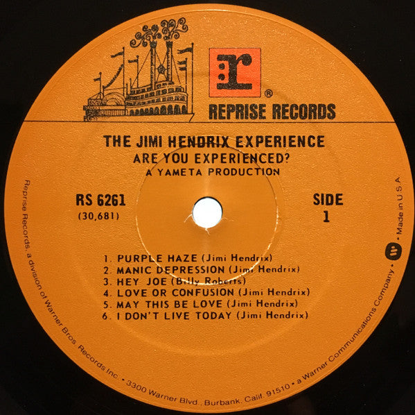 The Jimi Hendrix Experience : Are You Experienced? (LP, Album, RE)