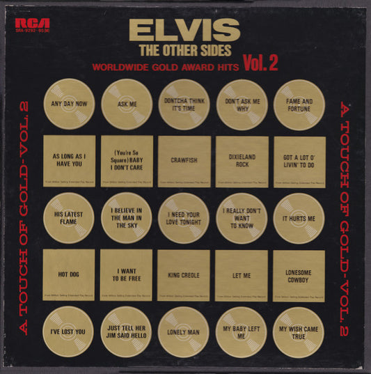 Elvis Presley : The Other Sides - Worldwide Gold Award Hits - Vol. 2 (4xLP, Comp, Mono + Box)