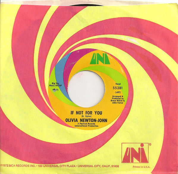 Olivia Newton-John : If Not For You (7", Single)