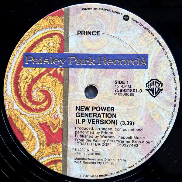 Prince : New Power Generation (12", Single)
