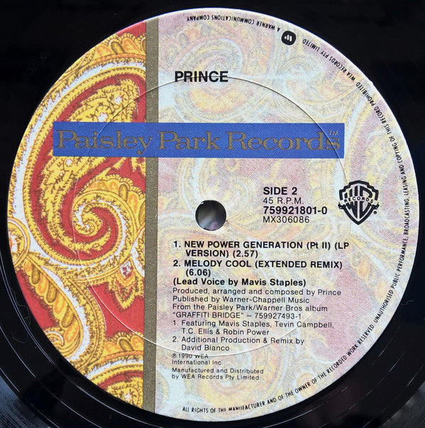 Prince : New Power Generation (12", Single)