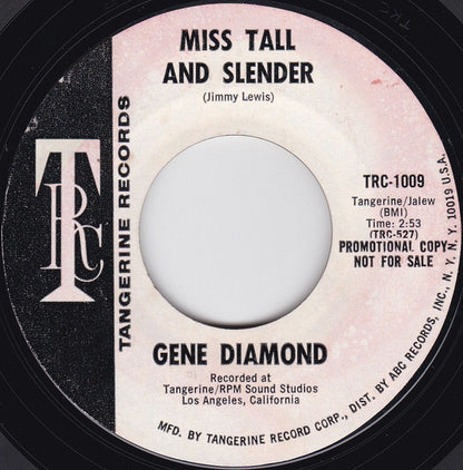 Gene Diamond : I Told You So / Miss Tall And Slender (7", Promo)