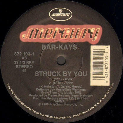 Bar-Kays : Struck By You (12")