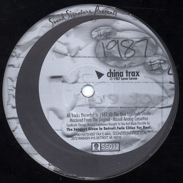 Leron Carson / Theo Parrish : The 1987 EP (12", EP)