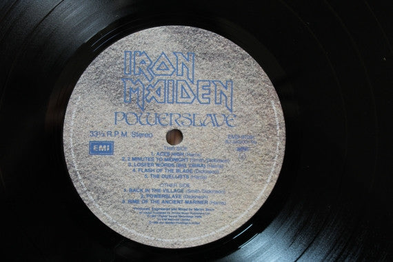 Iron Maiden : Powerslave (LP, Album, Reg)