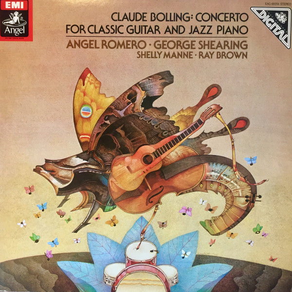 Angel Romero (2) & George Shearing : Claude Bolling: Concerto For Classic Guitar And Jazz Piano (LP, Album)