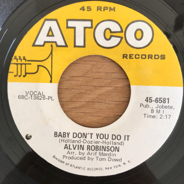 Alvin Robinson : Baby Don't You Do It (7", Single, PL )