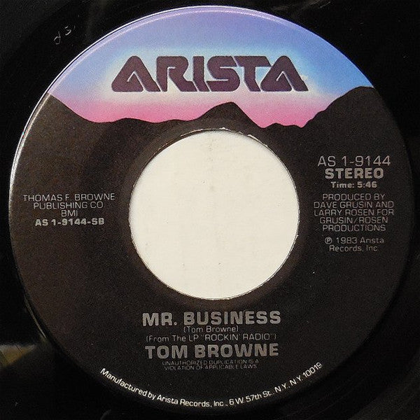 Tom Browne : Cruisin' (7", Single)