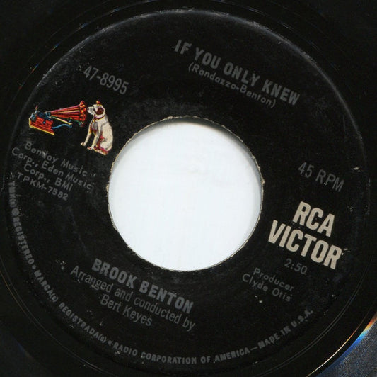Brook Benton : If You Only Knew (7")