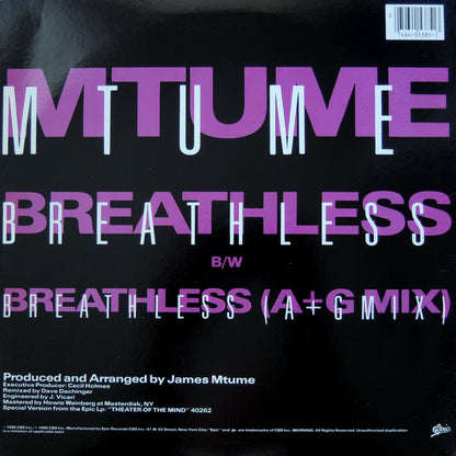 Mtume : Breathless (12", Pit)