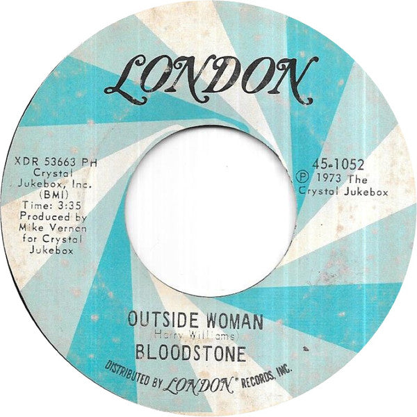 Bloodstone : Outside Woman (7", Single, Styrene)