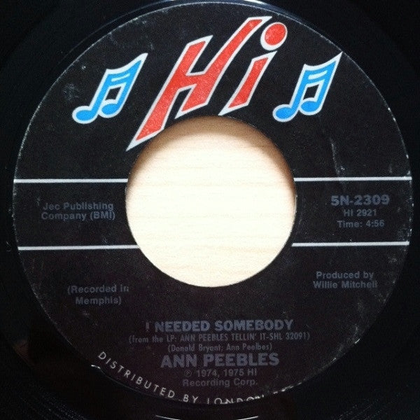 Ann Peebles : I Don't Lend My Man (7", Single, Styrene)