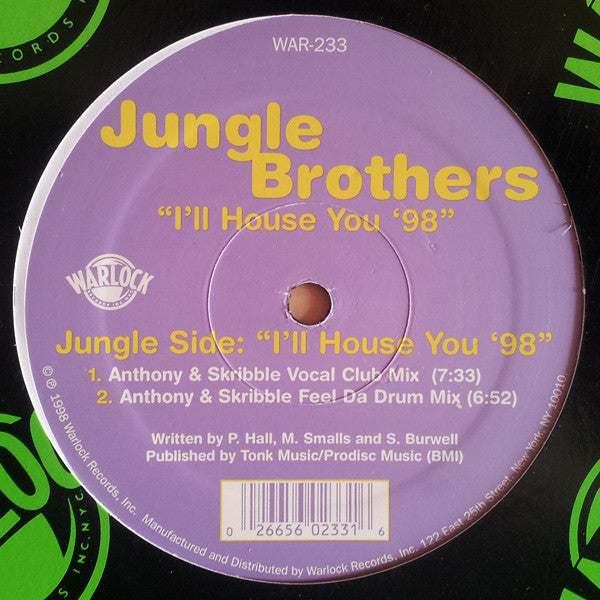 Jungle Brothers : I'll House You '98 (12")