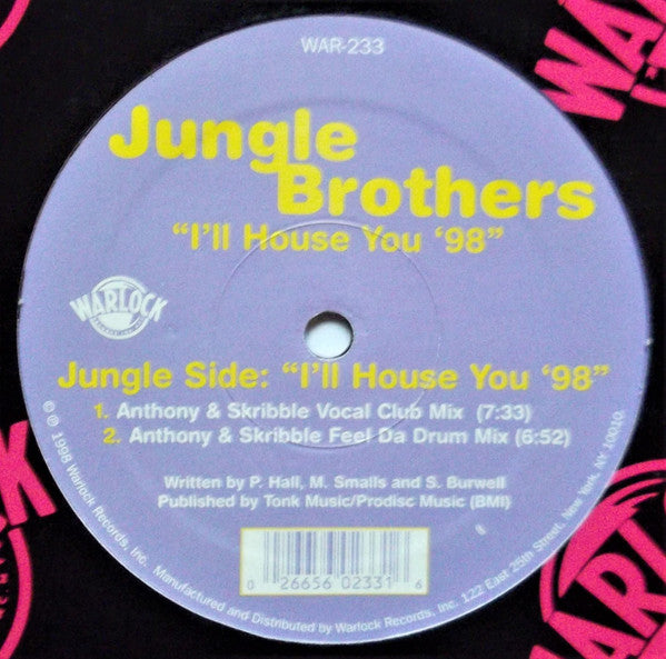 Jungle Brothers : I'll House You '98 (12")