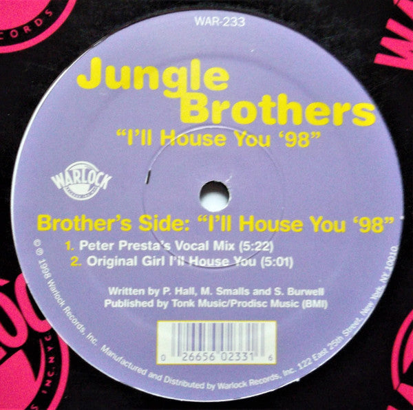 Jungle Brothers : I'll House You '98 (12")