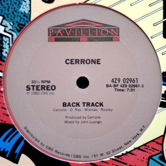 Cerrone : Back Track (12")
