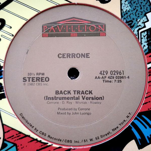 Cerrone : Back Track (12")