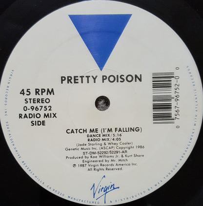 Pretty Poison : Catch Me (I'm Falling) (12", RP, AR)