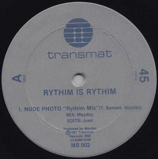 Rythim Is Rythim* : Nude Photo (12", Sil)