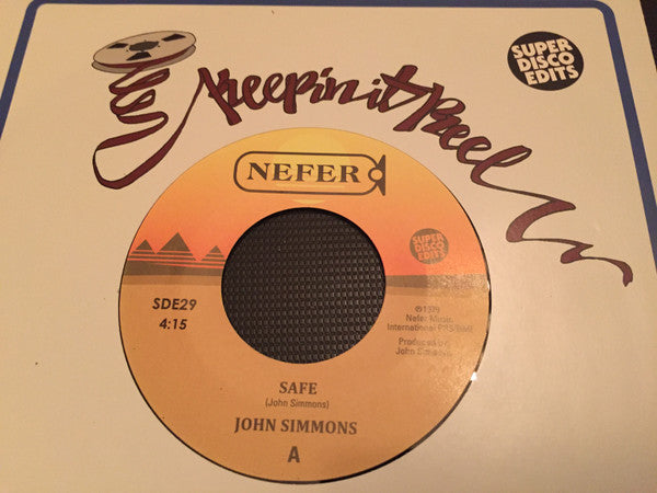 John Simmons (7) : Safe / I Wanna Be Closer (7")