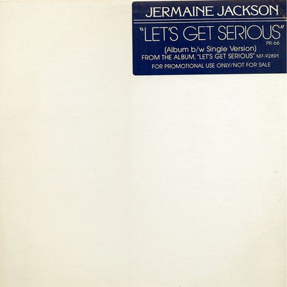 Jermaine Jackson : Let's Get Serious (12", Promo)