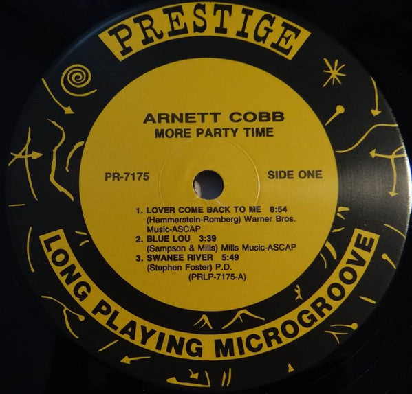 Arnett Cobb : More Party Time (LP, Album)