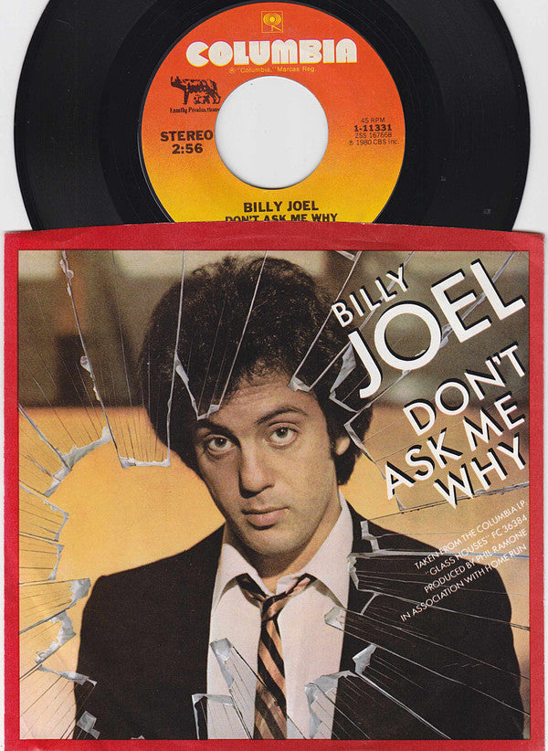 Billy Joel : Don't Ask Me Why (7", Single, Styrene, Ter)