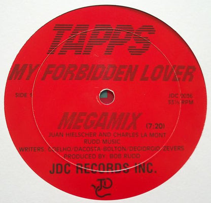 Tapps : My Forbidden Lover (The Megamix) (12")