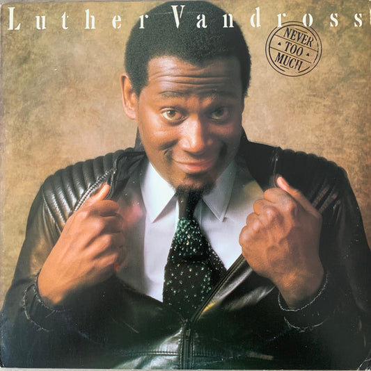 Luther Vandross : Never Too Much (LP, Album, Pit)