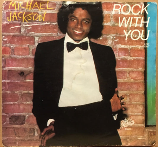 Michael Jackson : Rock With You (7", Single)