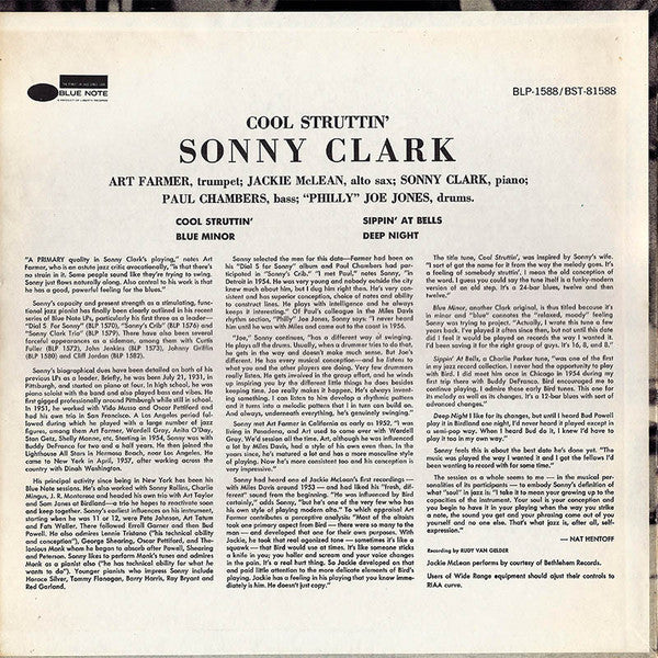 Sonny Clark : Cool Struttin' (LP, Album, RE)