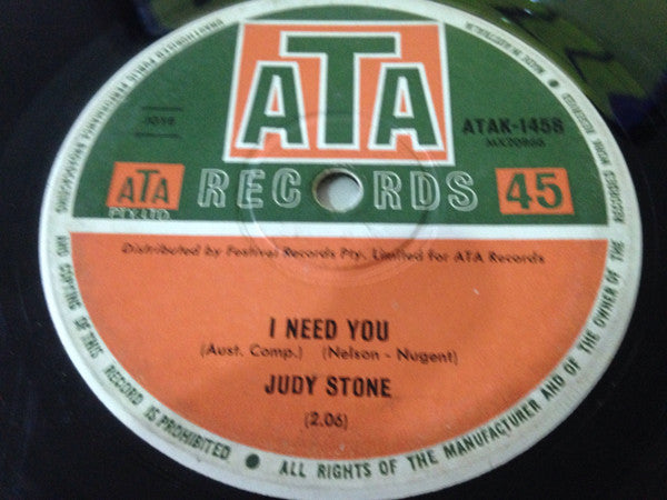 Judy Stone : Born A Woman (7", Single)