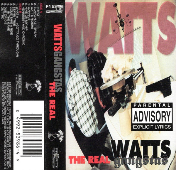Watts Gangstas : The Real (Cass, Album)