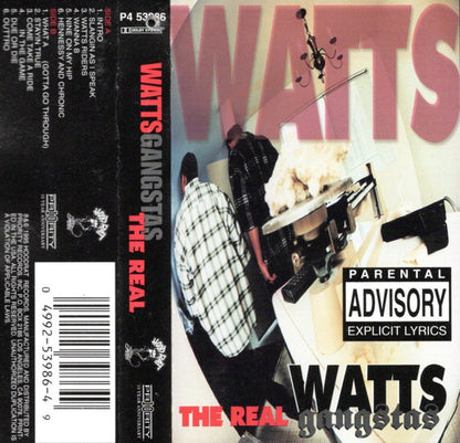 Watts Gangstas : The Real (Cass, Album)