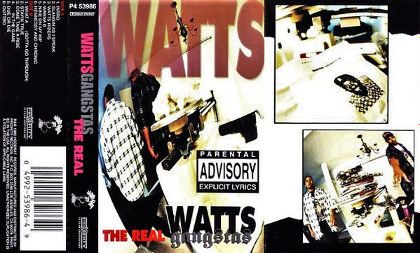 Watts Gangstas : The Real (Cass, Album)