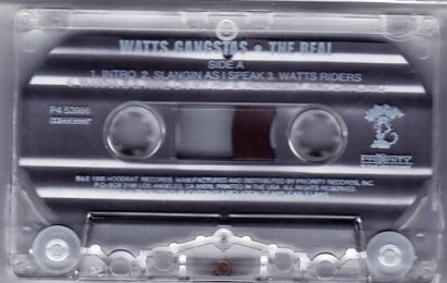 Watts Gangstas : The Real (Cass, Album)