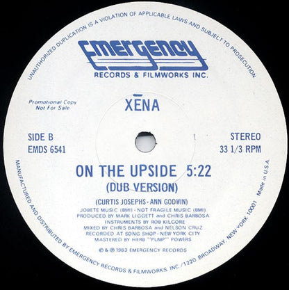 Xena : On The Upside (12", Promo)