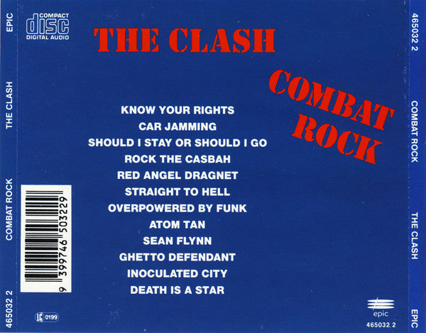 The Clash : Combat Rock (CD, Album)
