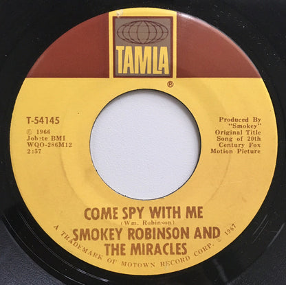 Smokey Robinson And The Miracles* : The Love I Saw In You Was Just A Mirage (7", Single, Mono)