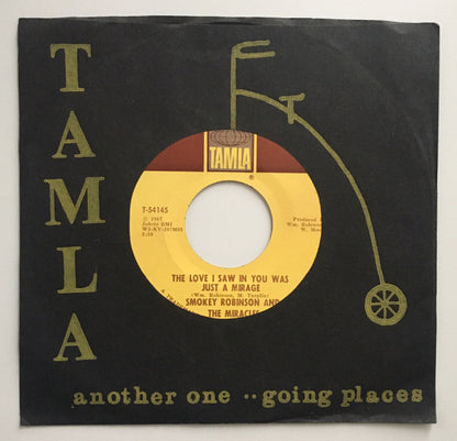 Smokey Robinson And The Miracles* : The Love I Saw In You Was Just A Mirage (7", Single, Mono)