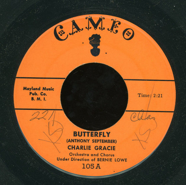 Charlie Gracie : Butterfly / Ninety-Nine Ways (7", Single, Roc)