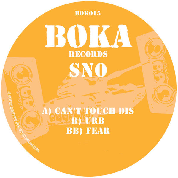 S.N.O : Can't Touch Dis (12", EP)