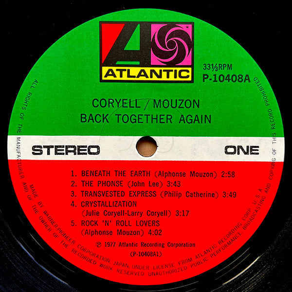 Coryell* / Mouzon* : Back Together Again (LP, Album)