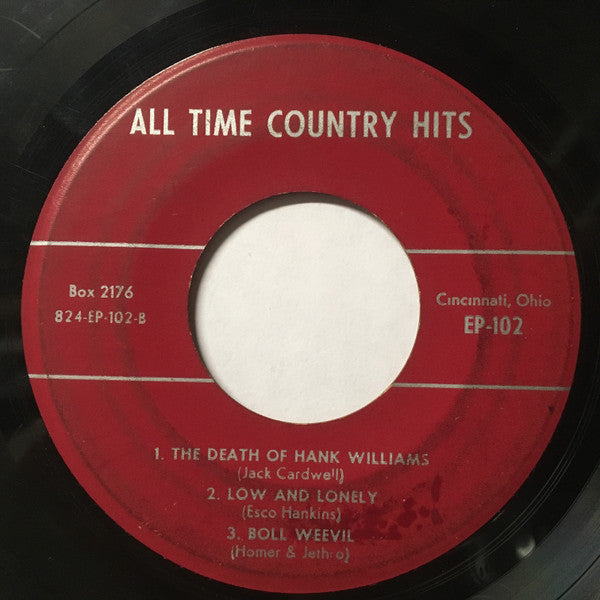 Various : All Time Country Hits (7", EP, Comp)