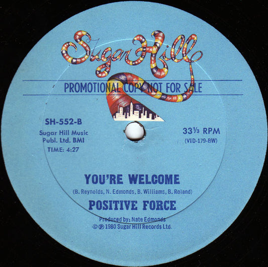 Positive Force : Especially For You (12", Promo)