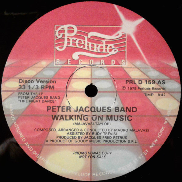 Peter Jaeques Band* : Fire Night Dance (2x12", Promo)