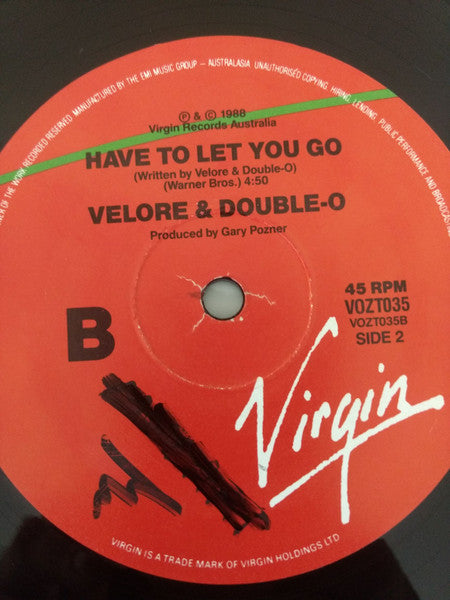 Velore & Double-O : Your Ugly (12", Single)